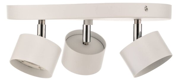 Eko-Light Cloudy mennyezeti spotlámpa, 3 izzós, fehér, dimmelhető, Fehér / opál, Nappali / Étkező, fém, Modern