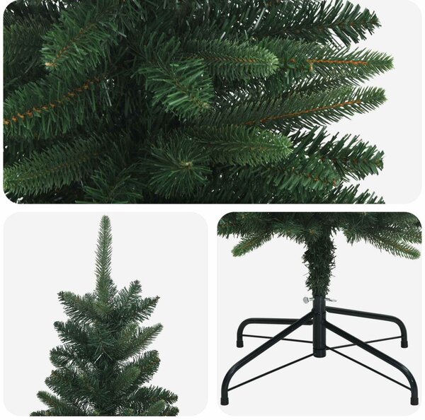 Artificial Slim Christmas Tree 150 cm PE és PVC Zöld