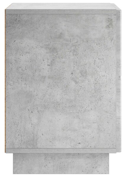 Éjjeliszekrény Betonszürke 33,5 x 34,5 x 50 cm Szerelt Fa