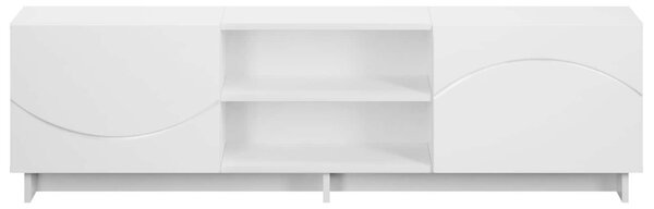 TV állvány 140 x 34,5 x 40 cm Fehér Szerelt Fa