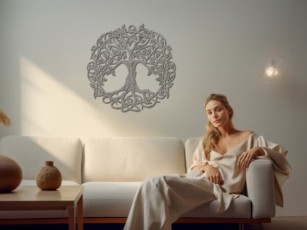 Natura Products Életfa összefonódó gyökerekkel és ágakkal - 3D Fali Dekoráció