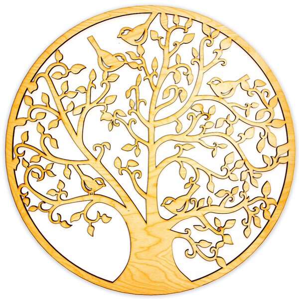 Natura Products Életfa "5 madárral" - Fali Dekoráció