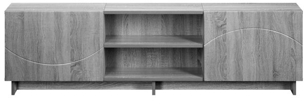 TV állvány 140 x 34,5 x 40 cm Szürke Sonoma Szerelt Fa
