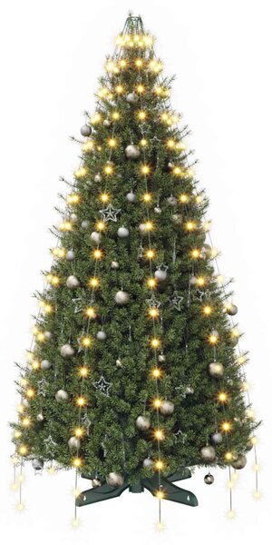 Karácsonyfa fények 180 LED Meleg fehér 180 cm
