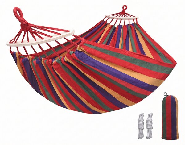 Függőágy ZENVIO COMFORT 200x80 cm, piros + ingyenes táska