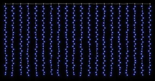 Fényfüggöny 600 LED Kék 600 x 300 cm