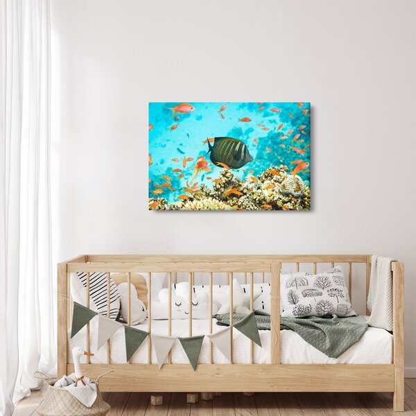 A víz alatti világ képe (90x60 cm)