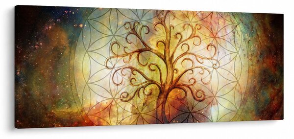 Absztrakt kép fáról (120x50 cm)