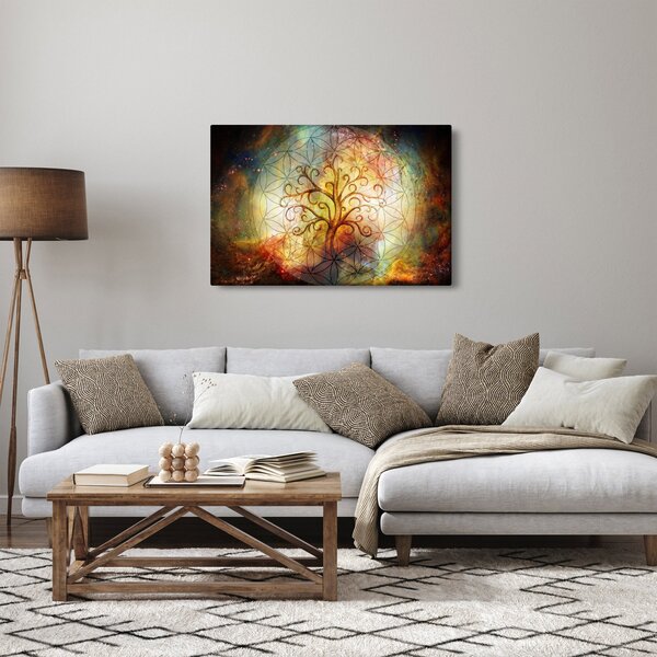 Absztrakt kép fáról (90x60 cm)