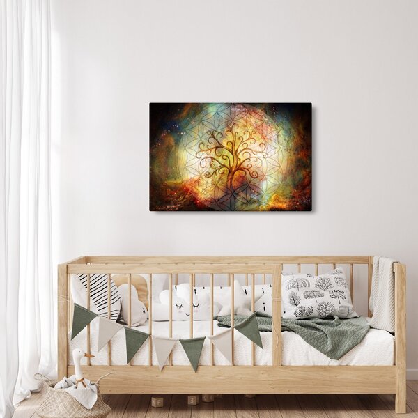 Absztrakt kép fáról (90x60 cm)