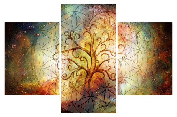 Absztrakt kép fáról (90x60 cm)
