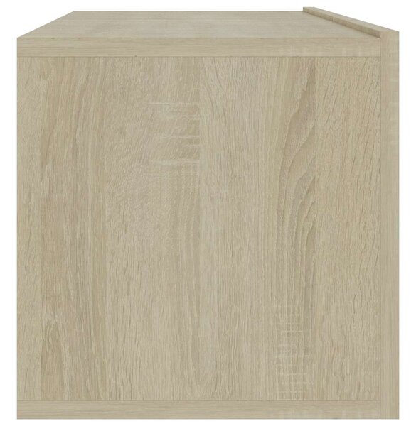 Sonoma tölgy szerelt fa TV-szekrény 100 x 30 x 30 cm