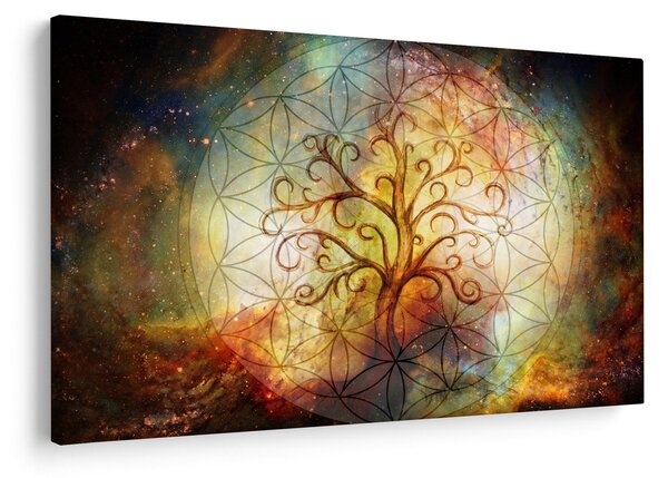 Absztrakt kép fáról (90x60 cm)