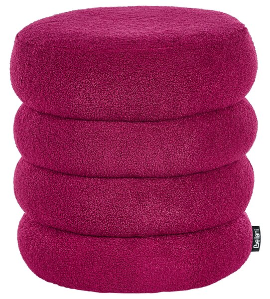 Puff SUMPTER Buklé Burgundi