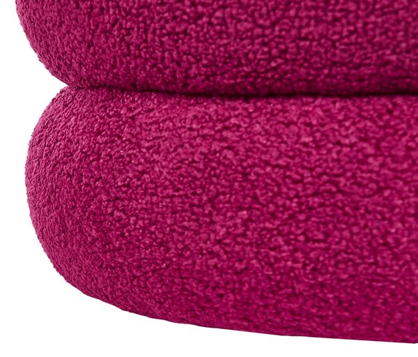 Puff SUMPTER Buklé Burgundi