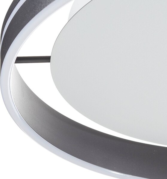 Q-Smart-Home Paul Neuhaus Q-VITO LED lámpa 59cm antracit, dimmelhető, Fekete, Nappali / Étkező, fém, Modern