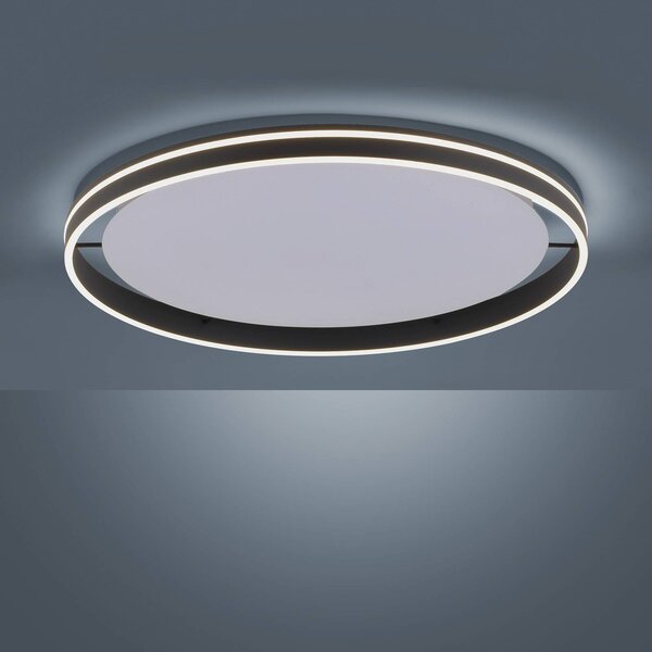 Q-Smart-Home Paul Neuhaus Q-VITO LED lámpa 79cm antracit, dimmelhető, Fekete, Nappali / Étkező, fém, Modern