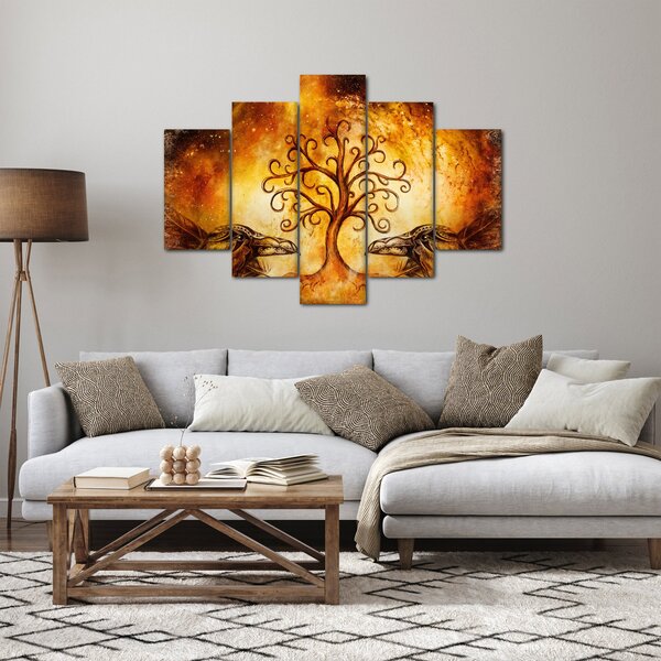 Természetes absztrakt kép fáról (150x105 cm)