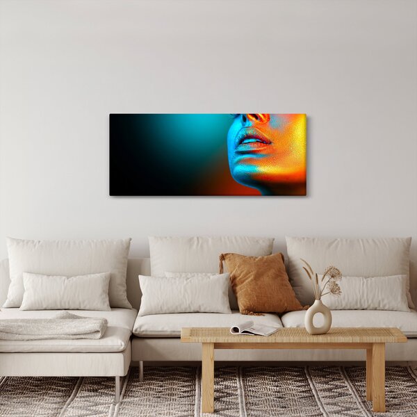 Kép - Csillogó arc (120x50 cm)