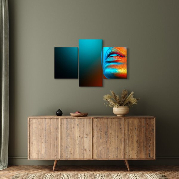 Kép - Csillogó arc (90x60 cm)