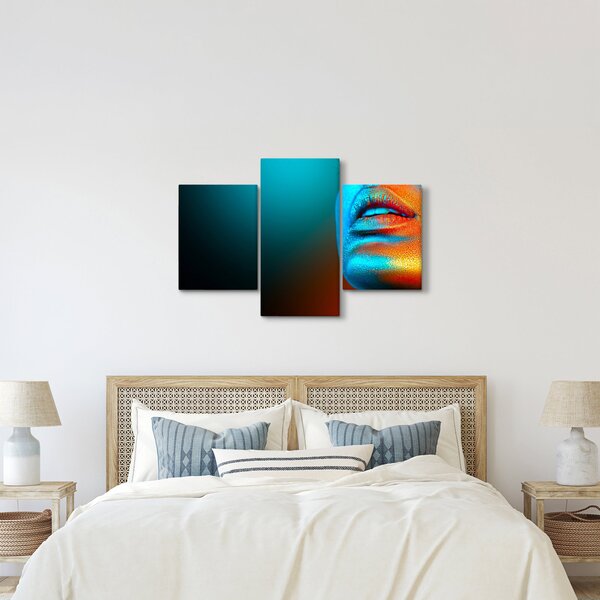 Kép - Csillogó arc (90x60 cm)