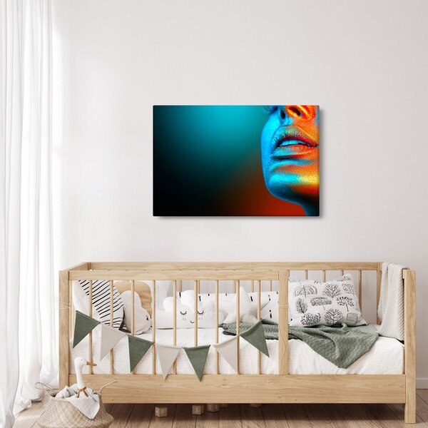 Kép - Csillogó arc (90x60 cm)