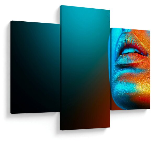 Kép - Csillogó arc (90x60 cm)
