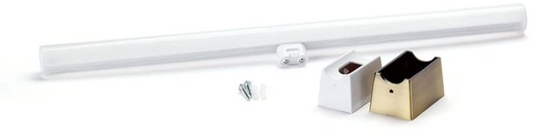 ORION LED tükör lámpa Visagist, antik sárgaréz tartó, Bronz / antik sárgaréz, Nappali / Étkező, fém, Modern