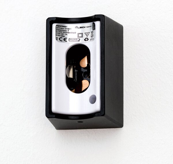 ORION LED tükör lámpa Visagist, fekete tartó, Fekete, Nappali / Étkező, fém, Modern