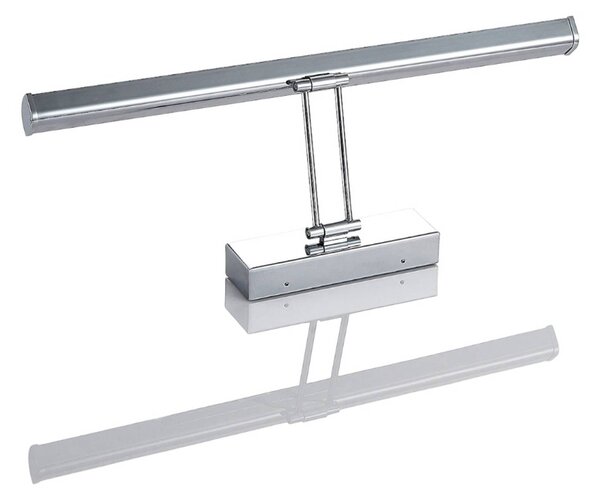 Lindby Sanya LED tükör lámpa, 60 cm, Króm / ezüst, Fürdőszoba, fém, Modern