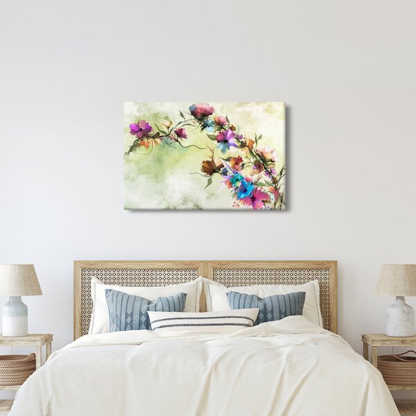 Kép - Virág festménye (90x60 cm)