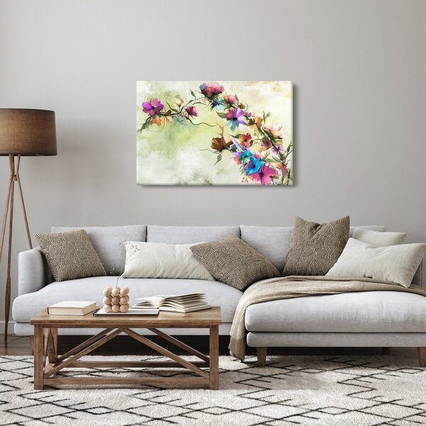 Kép - Virág festménye (90x60 cm)