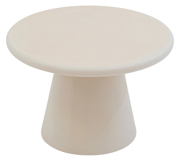 Clav kerek dohányzóasztal 60 cm - bézs