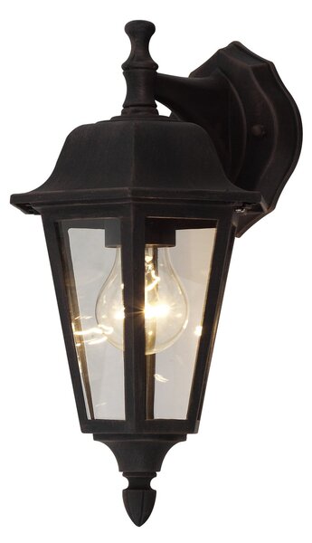 Kültéri Lámpa Lindby, LAMINA, dimmable, Barna / Rozsdabarna, Erkély, Üveg, Antik