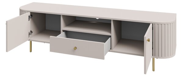 Lento TV-szekrény 181 cm fiókkal - homokbézs