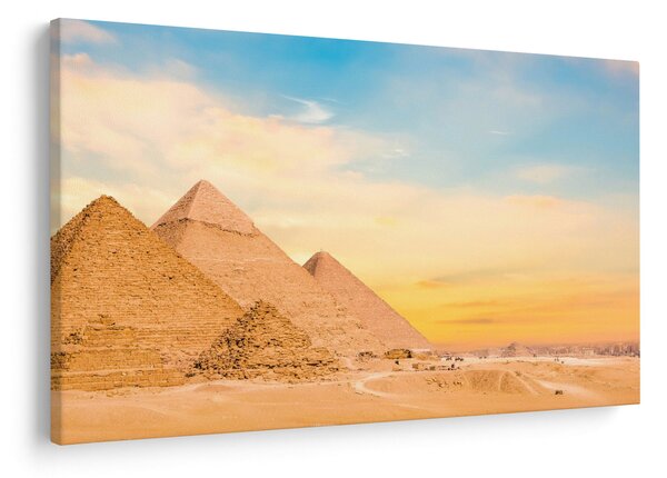 Az egyiptomi piramisok képe (90x60 cm)