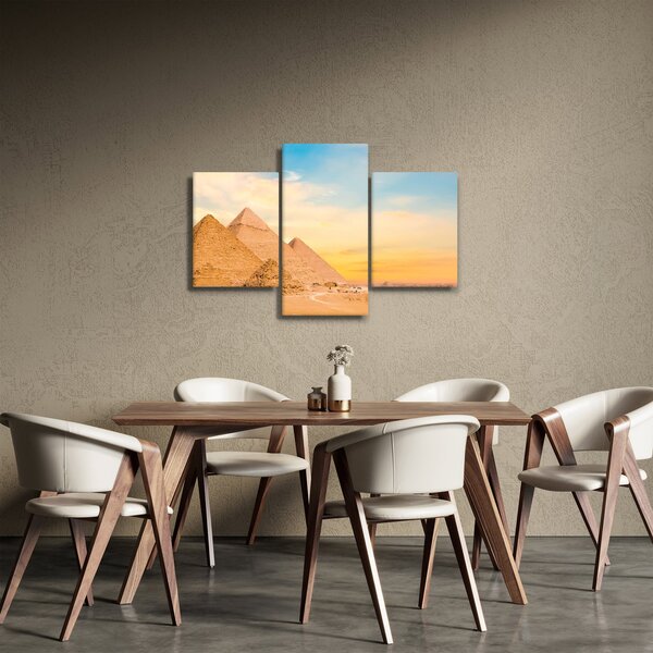 Az egyiptomi piramisok képe (90x60 cm)