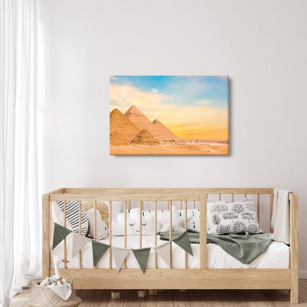 Az egyiptomi piramisok képe (90x60 cm)