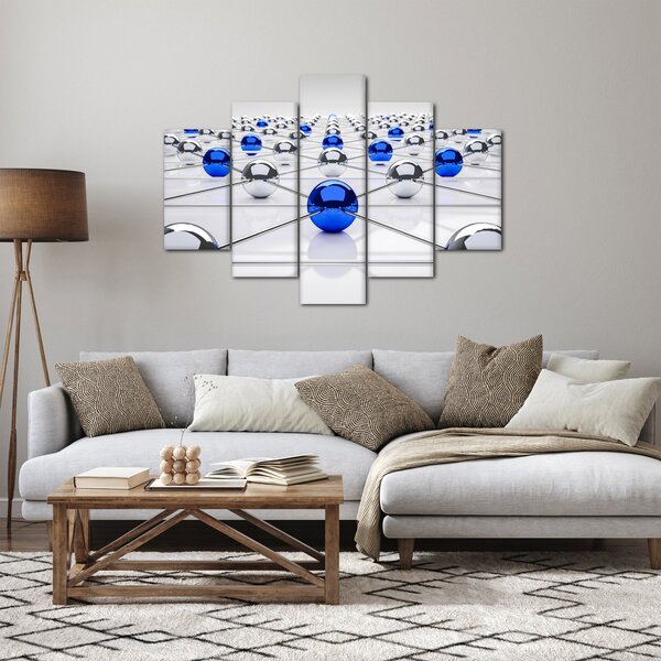 Összekapcsolt gömbök képe (150x105 cm)