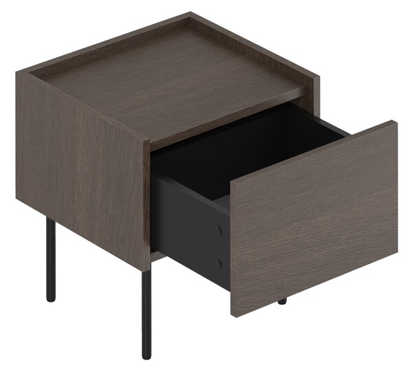 Dunari éjjeliszekrény fiókkal 45 cm - dunin tölgy