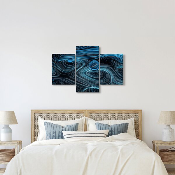 Absztrakt képet (90x60 cm)