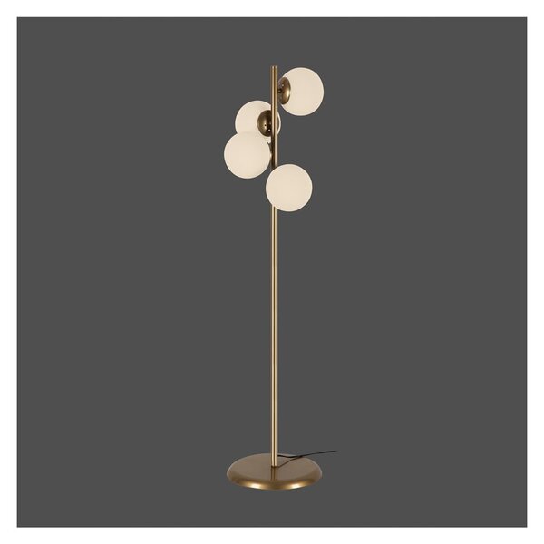 Owl aranyszínű állólámpa, magasság 130 cm - Squid Lighting