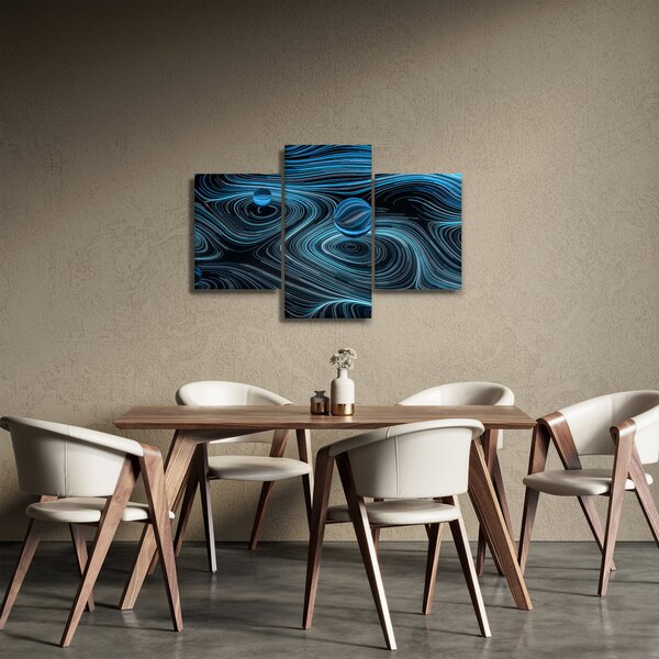Absztrakt képet (90x60 cm)