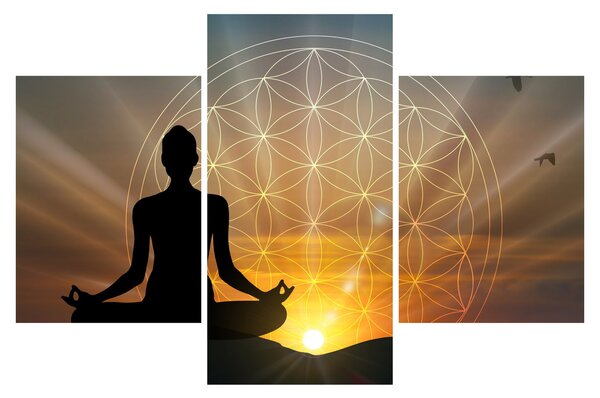 A meditáció képe (90x60 cm)