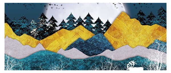 Kép - sarki táj (120x50 cm)