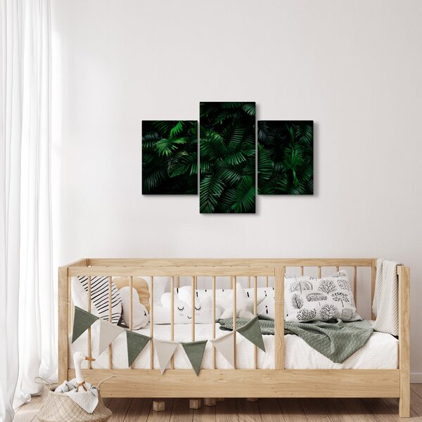 Kép - trópusi páfrány (90x60 cm)