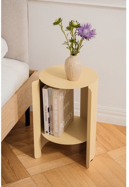 Acél kerek tárolóasztal ø 32 cm Wa – noo.ma