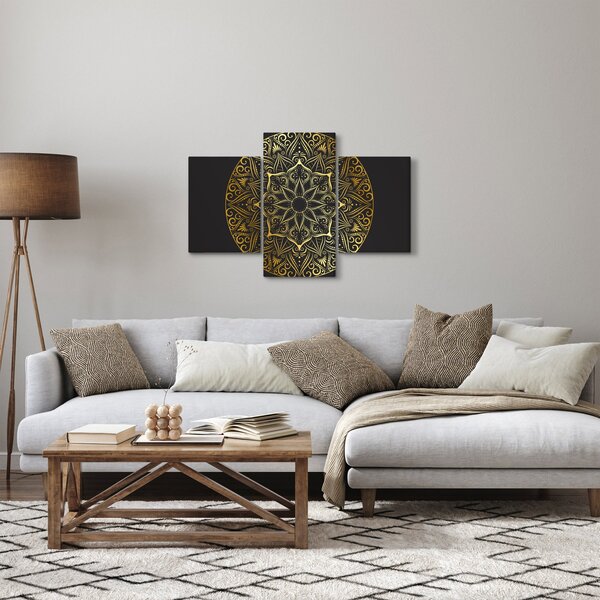 Az arany absztrakció képe (90x60 cm)