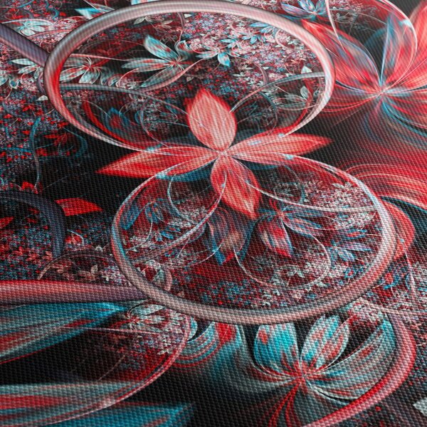 Absztrakt képek egzotikus virágok (150x105 cm)