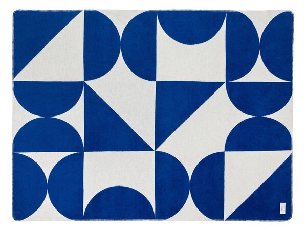 Kék-krémszínű takaró 150x200 cm Tul – noo.ma